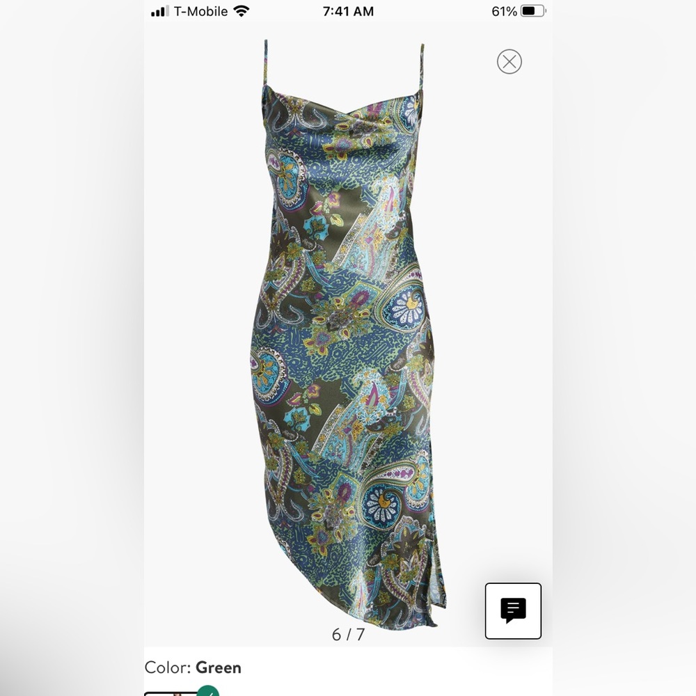 Area Stars Paisley Slip Dress